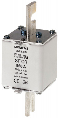 Вставка плавкая SITOR 800А AC 800В типоразмер 2/110мм Siemens 3NE33388