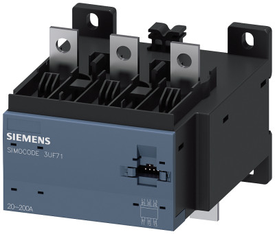 Модуль измерения тока диапазон уст. 20...200А 120мм для Simocode PRO шин. подключение Siemens 3UF71031BA000