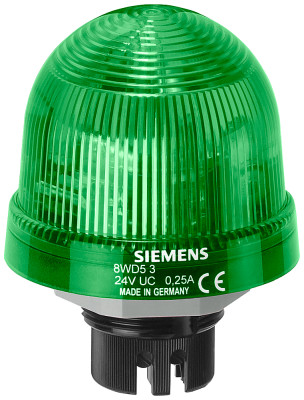 Индикатор встраиваемый 24В UC зел. Siemens 8WD53205AC
