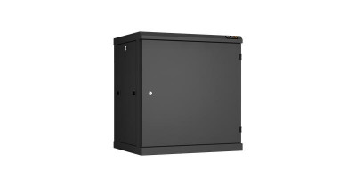 Шкаф настенный разборный 19дюйм 12U метал. дверь Ш600хВ636хГ450мм 2 пары монтажных направляющих черн. TLK TWC-126045-R-M-BK