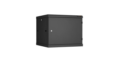 Шкаф настенный разборный 19дюйм 9U метал. дверь Ш600хВ503хГ600мм 2 пары монтажных направляющих черн. TLK TWC-096060-R-M-BK