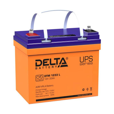 Аккумулятор UPS 12В 33А.ч Delta DTM 1233 L