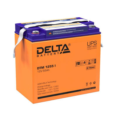 Аккумулятор UPS 12В 55А.ч Delta DTM 1255 I