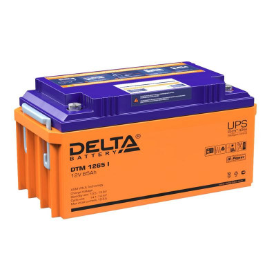 Аккумулятор UPS 12В 65А.ч Delta DTM 1265 I