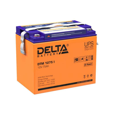 Аккумулятор UPS 12В 75А.ч Delta DTM 1275 I