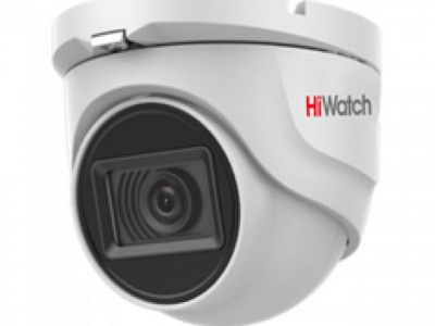 Камера HD-TVI DS-T203A (3.6мм) 2Мп уличная купольная с EXIR-подсветкой до 30м и микрофоном HiWatch 00-00003060