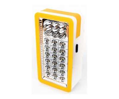 Фонарь LED56326 3XD 6 + 18LED кемпинговый рукоятка пластик. бел./желт. Ultraflash 14250