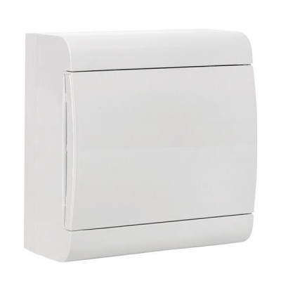 Щит ЩРН-П-8 IP41 бел. дверца (пром. упак.) Basic EKF pb-n-8w-bas