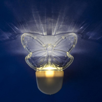 Светильник-ночник DTL-315 Бабочка/White без выкл. тип свечения-бел. Uniel UL-00007049