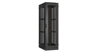 Шкаф напольный 19дюйм 33U перф. передняя задняя дверь и боковые стенки Ш600хВ1660хГ1000мм в разобран. виде черн. TLK TFA-336010-PPPP-BK