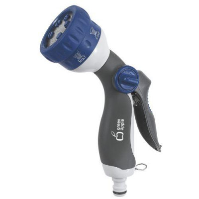 Пистолет-распылитель 6 реж. пластик. (12/48) Green Apple Б0003094