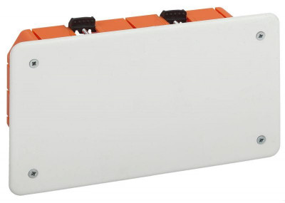 Коробка распаячная KRP 172х96х45мм для полых стен саморез. пласт. лапки крышка IP20 Эра Б0047263
