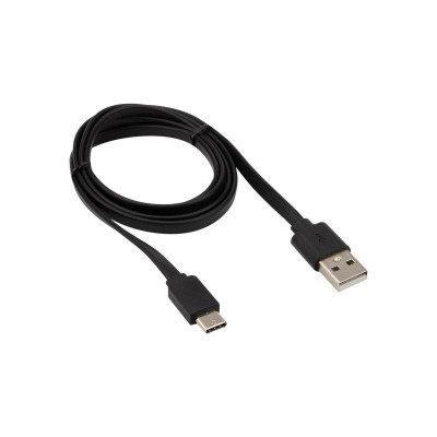 Кабель USB USB Type-C черн. SOFT TOUCH 1 метр Rexant 18-1888