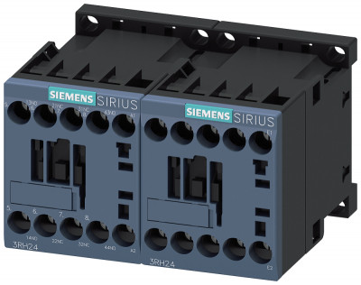 Контактор вспомогательный с защелкой 2НО+2НЗ AC 230В 50/60Гц типоразмер S00 винт. зажимы Siemens 3RH24221AP00