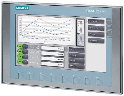 Панель оператора SIPLUS HMI KTP900 Basic рабочая температура -20 ... +50град.C со стойким покрытием на основе 6AV2123-2JB03-0AX0 кнопки и сенсорное управление TFT-дисплей 9дюйм 65536 цветов интерфейс PROFINET Siemens 6AG11232JB032AX0