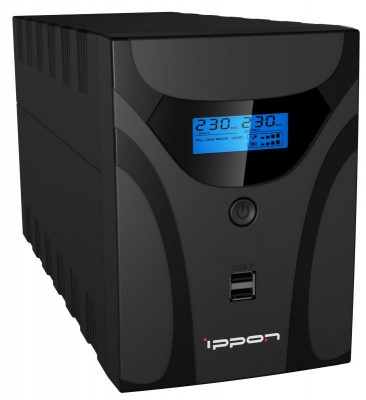 Источник бесперебойного питания Smart Power Pro II 2200 1200Вт 2200В.А черн. IPPON 1005590
