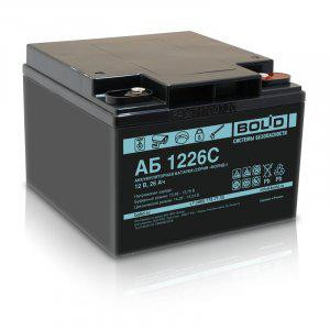 Аккумулятор стационарный свинцово-кислотный АБ 1226С с регулирующим клапаном Болид 283928