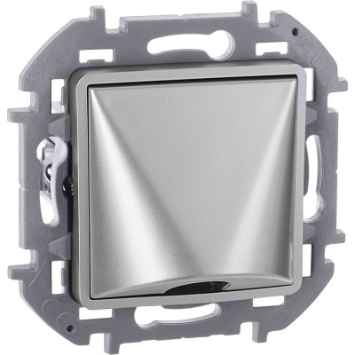 Вывод кабеля Inspiria с зажимом для крепления алюм. IEK 673892