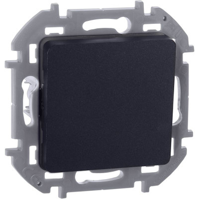 Переключатель 1-кл. Inspiria 10А IP20 250В 10AX механизм антрацит IEK 673653