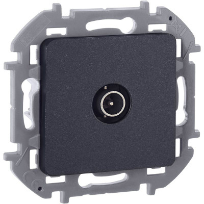 Розетка телевизионная оконечная TV Inspiria 10дБ 5-862мГц механизм антрацит IEK 673873