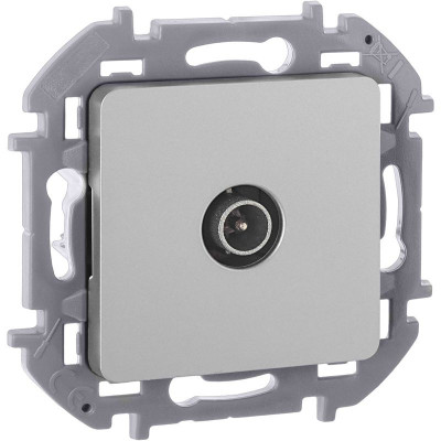 Розетка телевизионная проходная TV Inspiria 14дБ 5-862мГц механизм алюм. Leg 673862