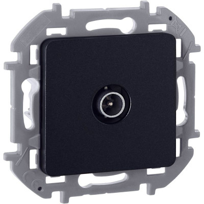 Розетка телевизионная проходная TV Inspiria 14дБ 5-862мГц механизм антрацит IEK 673863