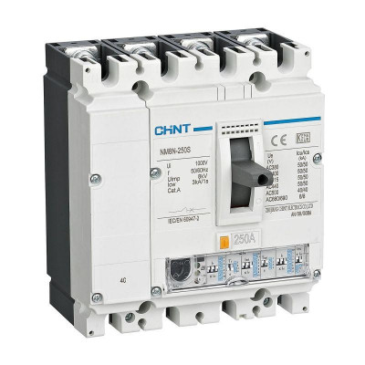 Выключатель автоматический 4п 1250А 100кА NM8N-1600H EN с электр. расцеп. МП 230 AC (R) CHINT 263276