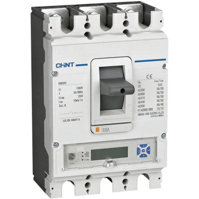 Выключатель автоматический 3п 1600А 50кА NM8N-1600S EN с электрон. расцеп. (R) CHINT 263109