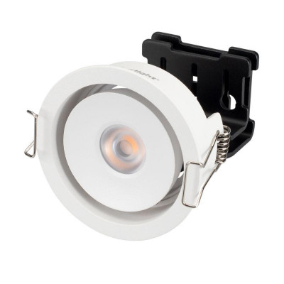 Светильник светодиодный CL-SIMPLE-R78-9W Warm3000 WH 45 deg IP20 металл Arlight 026868