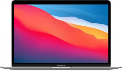 Ноутбук MacBook Air M1 8 core 16Гбайт SSD 512Гбайт/8 core GPU 13.3дюйм IPS (2560х1600) Mac OS silver WiFi BT Cam APPLE 1451542