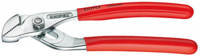 Мини-клещи переставные с гребенчатым шарниром 17мм (11/16дюйм) под ключ 14мм L-125мм Cr-V хром. обливные рукоятки Knipex KN-9003125