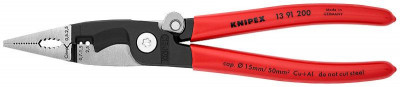 Клещи электромонтажные 6-в-1 L-200мм Knipex KN-1391200SB