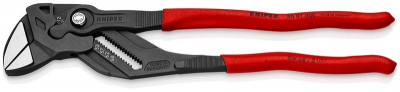 Клещи переставные-гаечный ключ 68мм (2 1/2дюйм) L-300мм Cr-V обливные рукоятки сер. Knipex KN-8601300