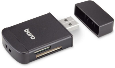 Устройство чтения карт памяти USB2.0 BU-CR-3103 черн. BU-CR-3103 BURO 1001428