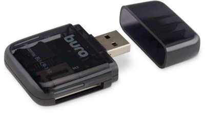 Устройство чтения карт памяти USB2.0 BU-CR-110 черн. BU-CR-110 BURO 389726