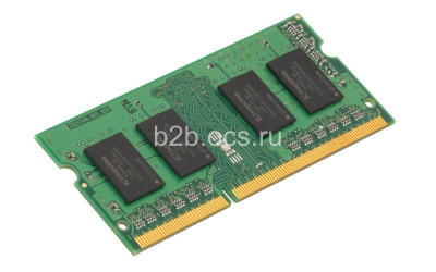 Память оперативная KVR16S11S6/2 SODIMM 2GB 1600MHz DDR3 Non-ECC CL11 SR X16 KINGSTON 1000266224