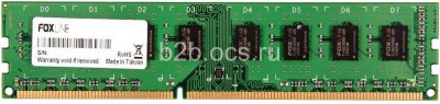 Память оперативная FL2400D4U17-8G DIMM 8GB 2400 DDR4 CL 17 (1Gbх8) Foxline 1000410743