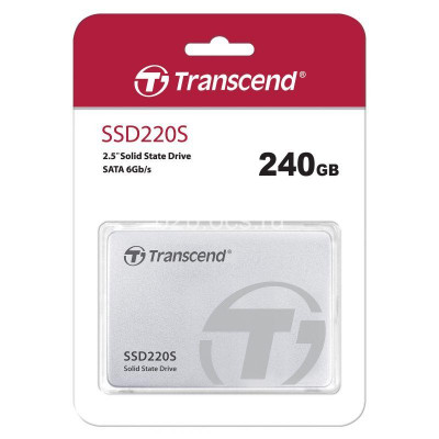 Накопитель твердотельный TS240GSSD220S 240GB SSD 2.5дюйм SATA 6Gb/s TLC Transcend 1000403131