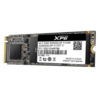 Накопитель твердотельный ASX6000LNP-512GT-C 512GB SSD SX6000 Lite m.2 PCIe 2280 ADATA 1000504309