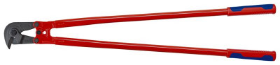 Ножницы для резки арматурной сетки L-950мм твердость кромок 62 HRC сменная ножевая головка кованый коннектор сер. Knipex KN-7182950