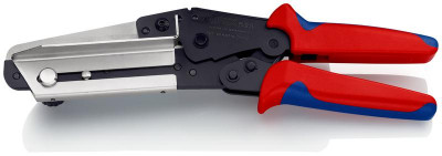Ножницы для реза пластмассы и кабель-каналов толщиой профиля до 4мм нож сменный 110мм L-275мм Knipex KN-950221