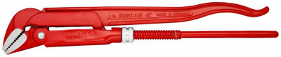 Ключ трубный 1 1/2дюйм шведского типа прямые губки 45град. d60мм (2 3/8дюйм) L-430мм Cr-V Knipex KN-8320015