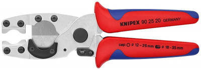 Труборез-ножницы для комбинированных многослойных (d 12 -25мм) и защитных труб (d 18-35мм) L-210мм Knipex KN-902520SB