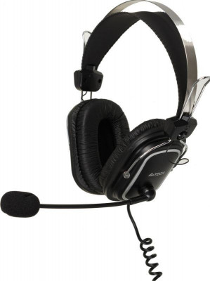 Наушники с микрофоном HU-50 черн. 2м накладные USB оголовье HU-50 A4TECH 1379905