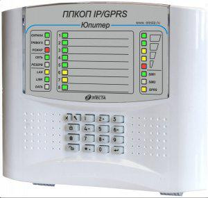 Прибор приемно-контрольный Юпитер-1833 (8 IP/GPRS) охранно-пожарный встроенная клавиатура пластик Элеста 239483