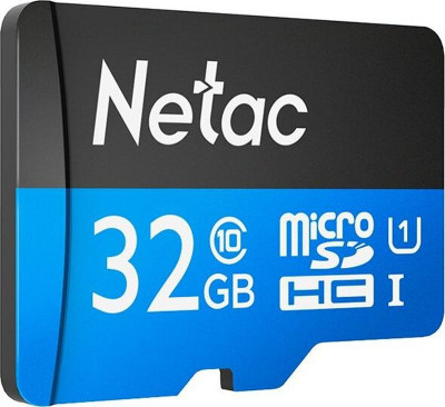 Карта памяти MicroSD card P500 Standard 32GB retail version card only Netac NT02P500STN-032G-S