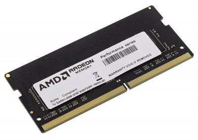 Память DDR4 4Гбайт 2400МГц AMD R744G2400S1S-UO OEM PC4-19200 CL16 SO-DIMM 260-pin 1.2В AMD 1007260