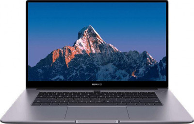 Ноутбук MateBook B3-520 Core i5 1135G7 8Gb SSD512Gb Intel Iris Xe graphics 15.6дюйм IPS FHD (1920х1080) Windows 10 Professional grey WiFi BT Cam 53012KFG HUAWEI 1613389