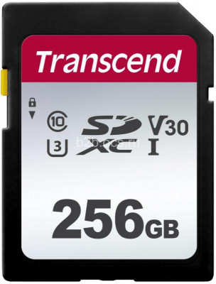 Карта памяти TS256GSDC300S 256GB SDXC Class 10 UHS-I U3 R95 W45MB/s Transcend 1000521798