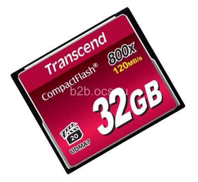 Карта памяти TS32GCF800 32GB Compact Flash 800x Transcend 1000501895